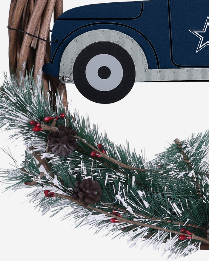 Dallas Cowboys Wreath With Truck FOCO - FOCO.com