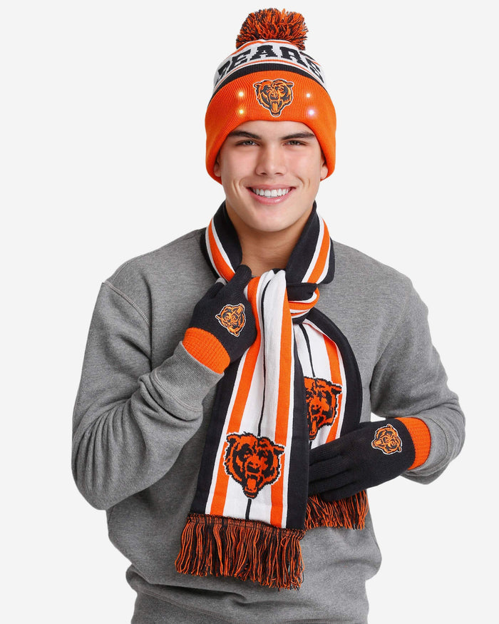 Chicago Bears Snow Stealer Cold Weather Set FOCO - FOCO.com