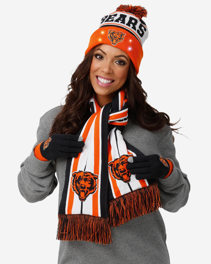 Chicago Bears Snow Stealer Cold Weather Set FOCO - FOCO.com