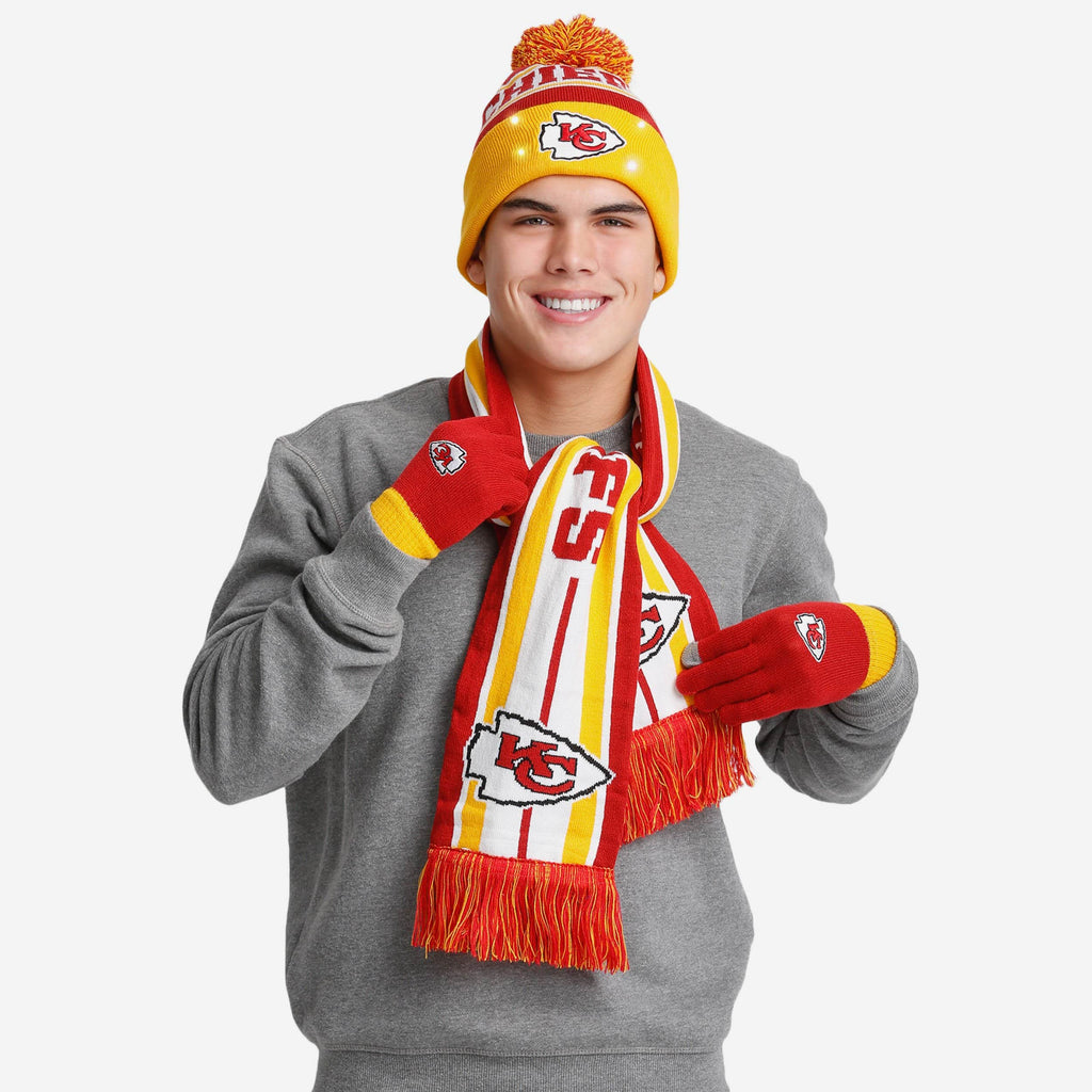 Kansas City Chiefs Snow Stealer Cold Weather Set FOCO - FOCO.com