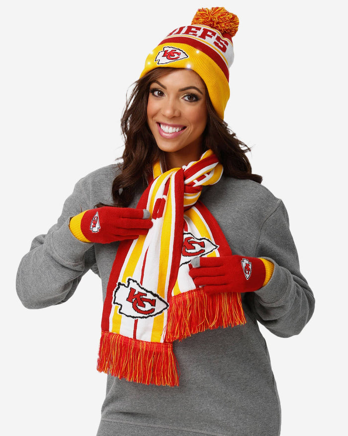 Kansas City Chiefs Snow Stealer Cold Weather Set FOCO - FOCO.com