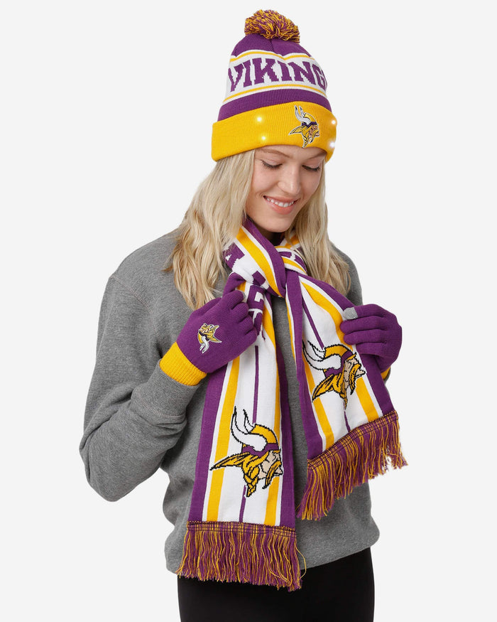 Minnesota Vikings Snow Stealer Cold Weather Set FOCO - FOCO.com