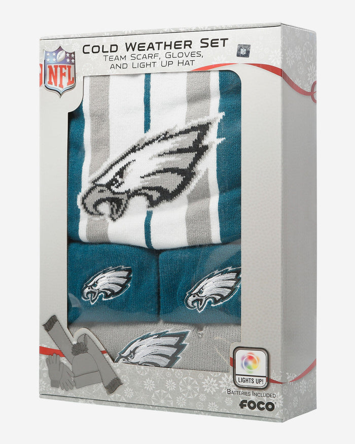 Philadelphia Eagles Snow Stealer Cold Weather Set FOCO - FOCO.com