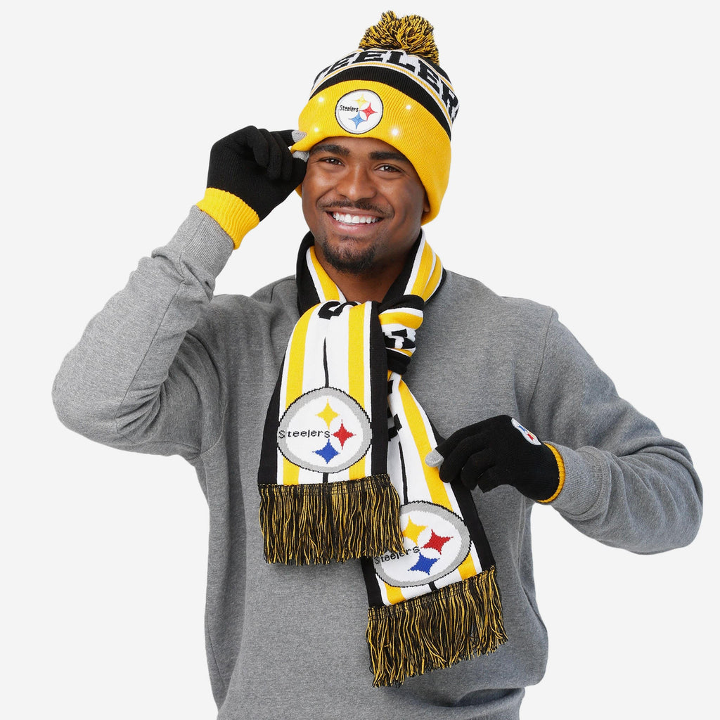 Pittsburgh Steelers Snow Stealer Cold Weather Set FOCO - FOCO.com