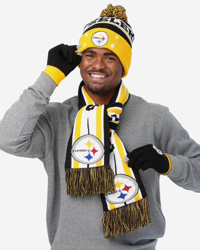 Pittsburgh Steelers Snow Stealer Cold Weather Set FOCO - FOCO.com