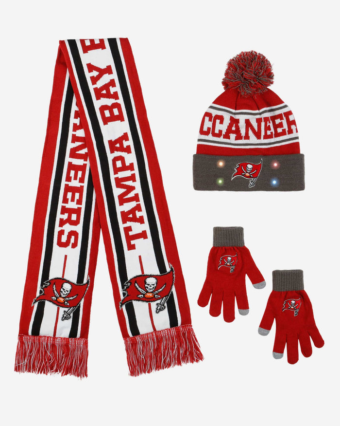 Tampa Bay Buccaneers Snow Stealer Cold Weather Set FOCO - FOCO.com