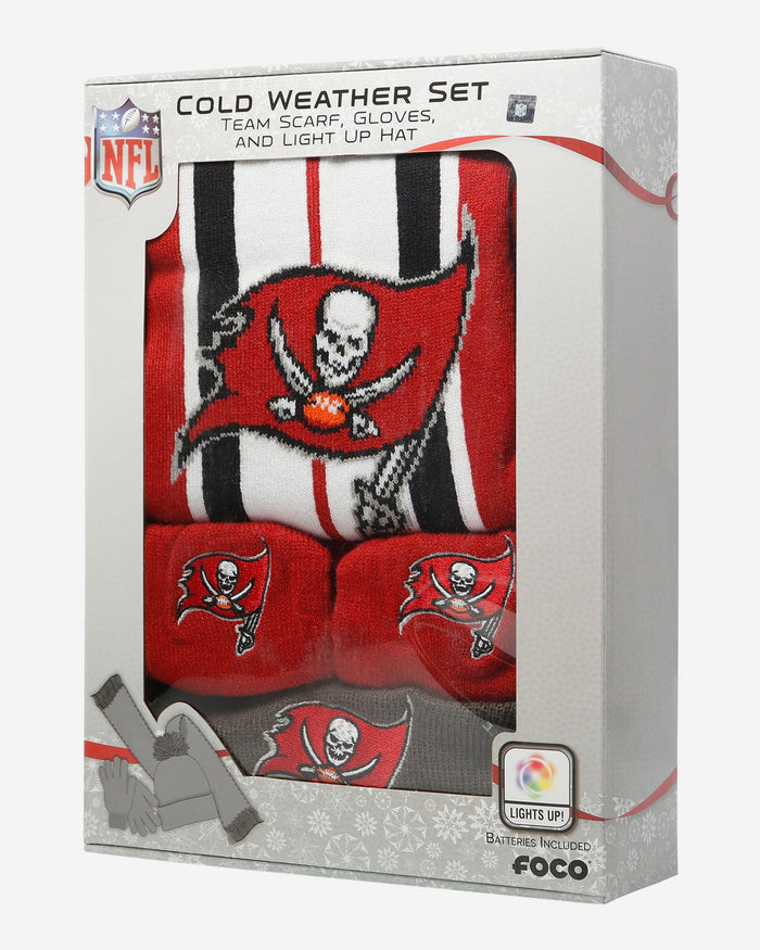 Tampa Bay Buccaneers Snow Stealer Cold Weather Set FOCO - FOCO.com