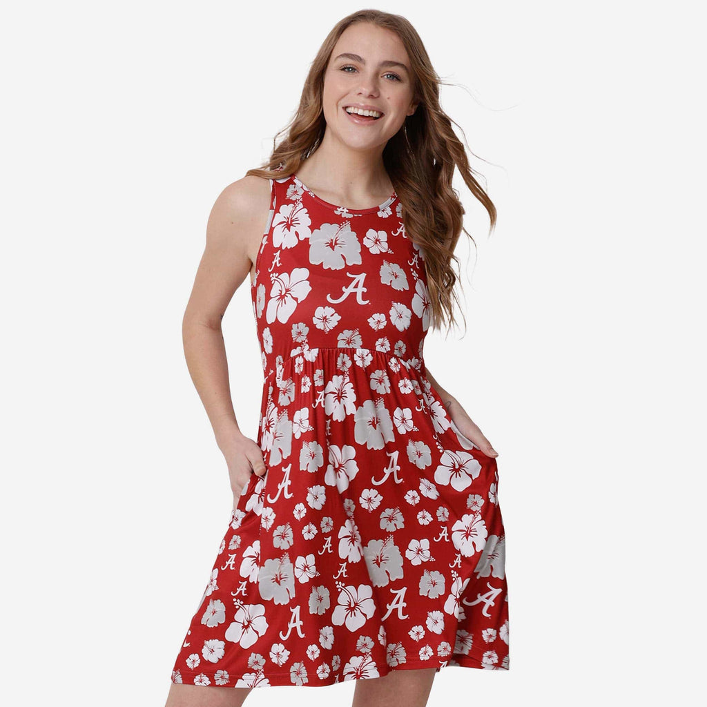 Alabama Crimson Tide Womens Fan Favorite Floral Sundress FOCO S - FOCO.com