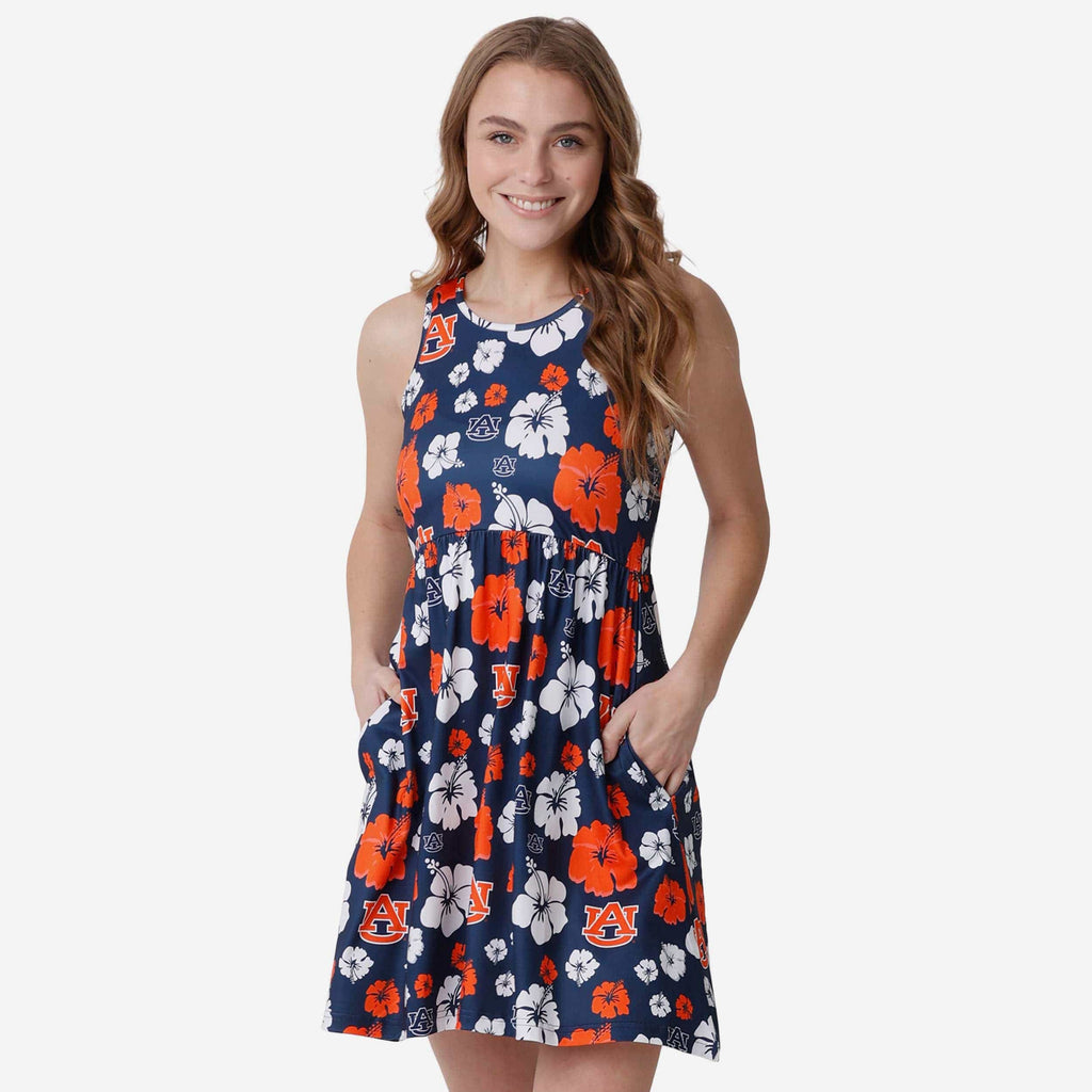 Auburn Tigers Womens Fan Favorite Floral Sundress FOCO S - FOCO.com