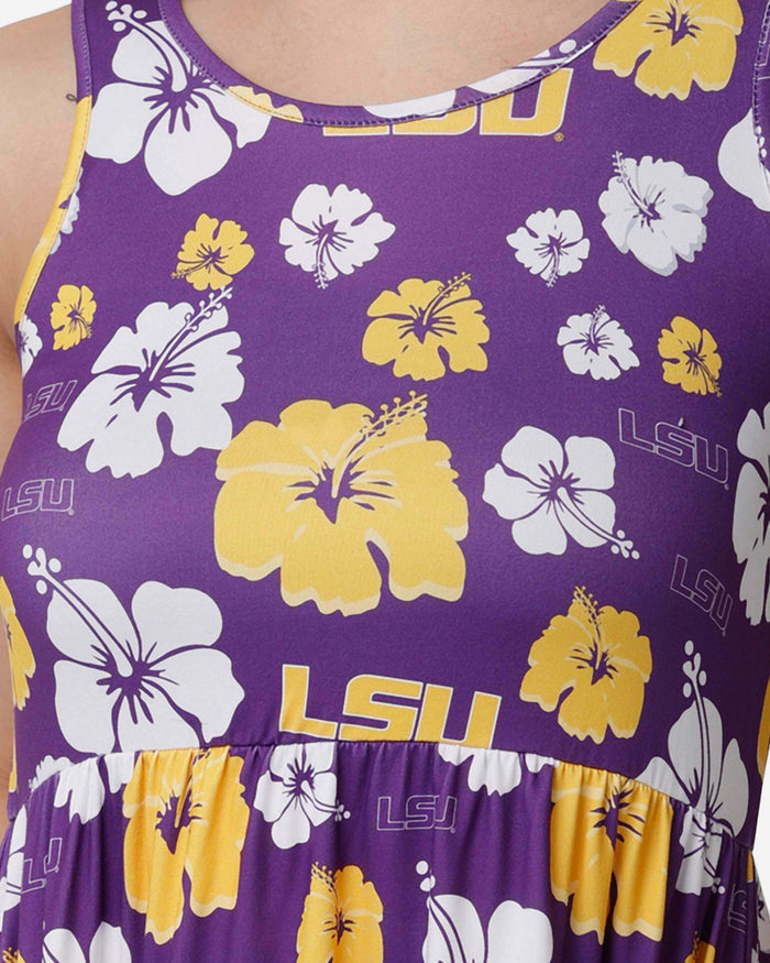 LSU Tigers Womens Fan Favorite Floral Sundress FOCO - FOCO.com