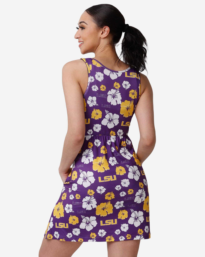 LSU Tigers Womens Fan Favorite Floral Sundress FOCO - FOCO.com