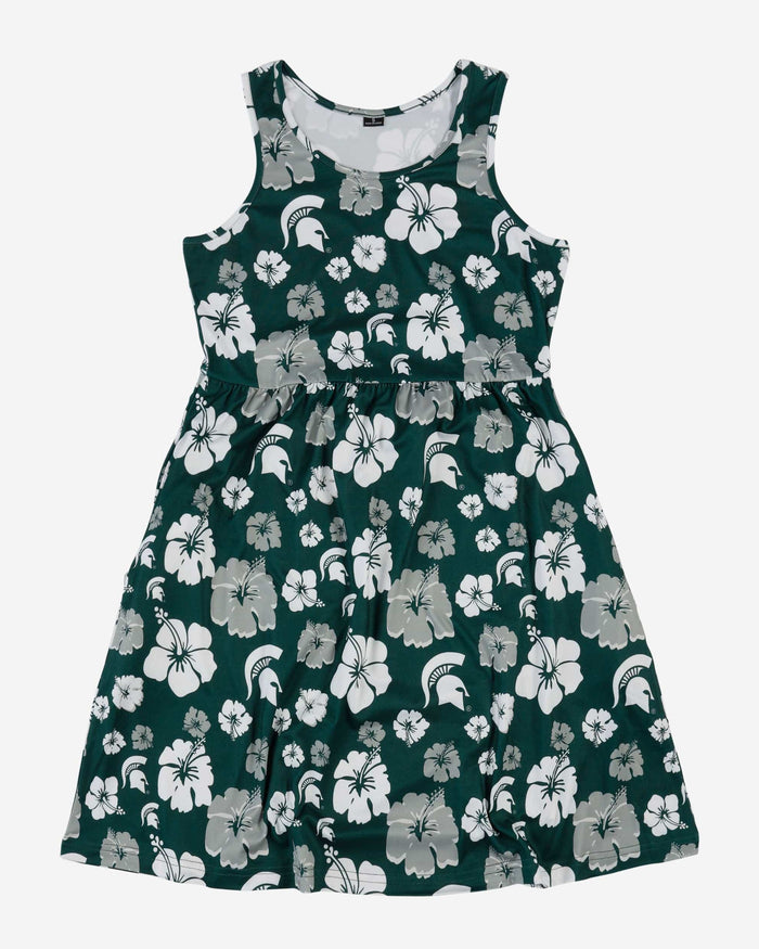 Michigan State Spartans Womens Fan Favorite Floral Sundress FOCO - FOCO.com