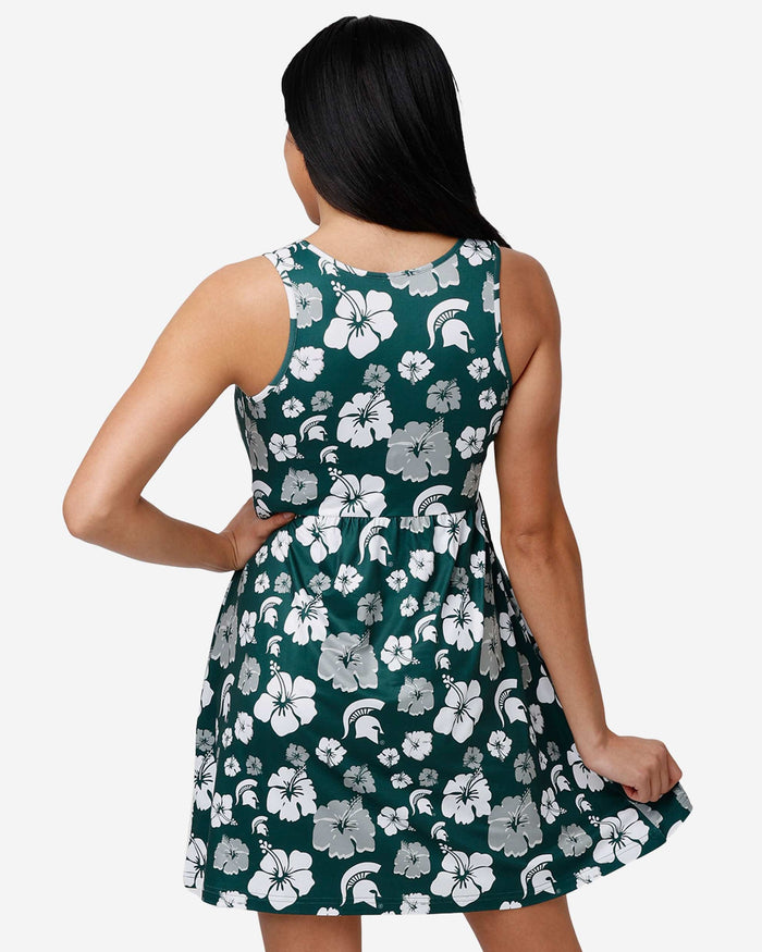 Michigan State Spartans Womens Fan Favorite Floral Sundress FOCO - FOCO.com