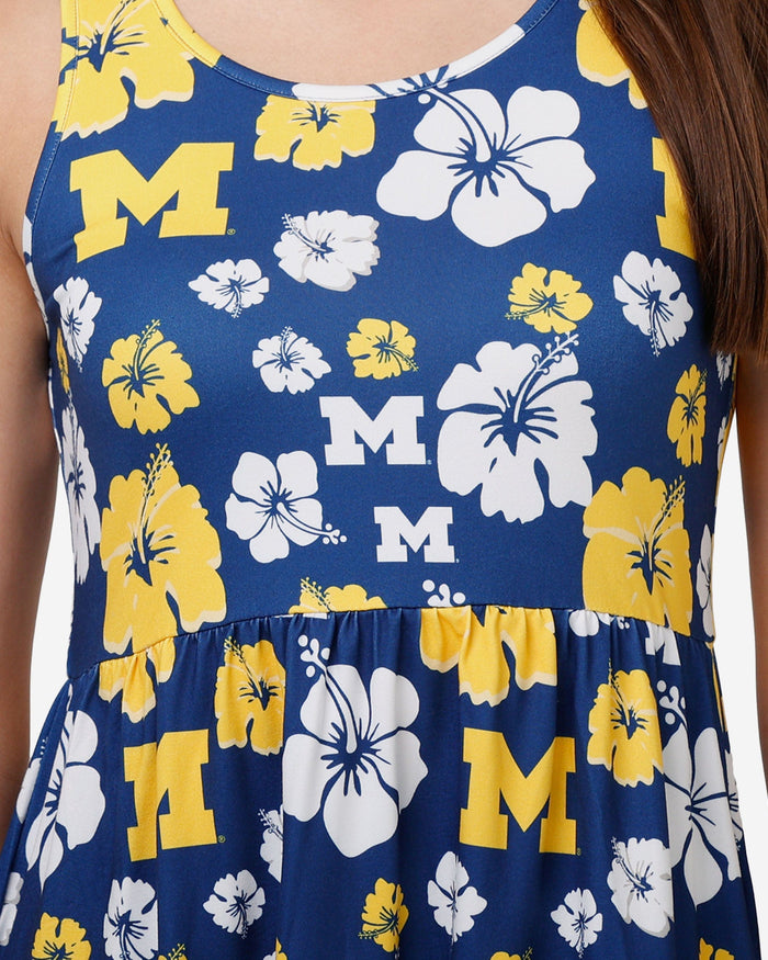 Michigan Wolverines Womens Fan Favorite Floral Sundress FOCO - FOCO.com