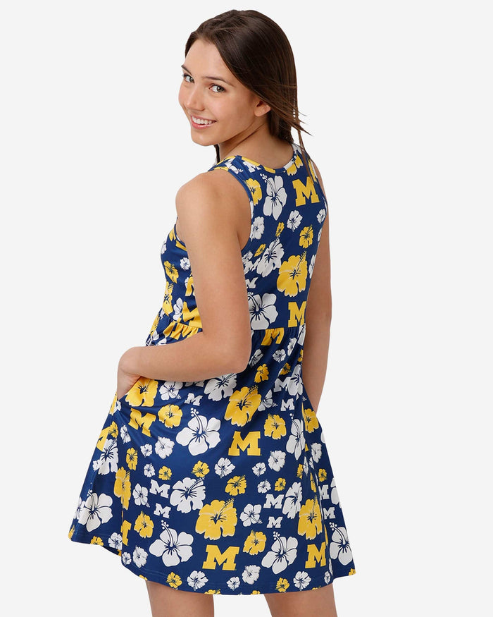 Michigan Wolverines Womens Fan Favorite Floral Sundress FOCO - FOCO.com