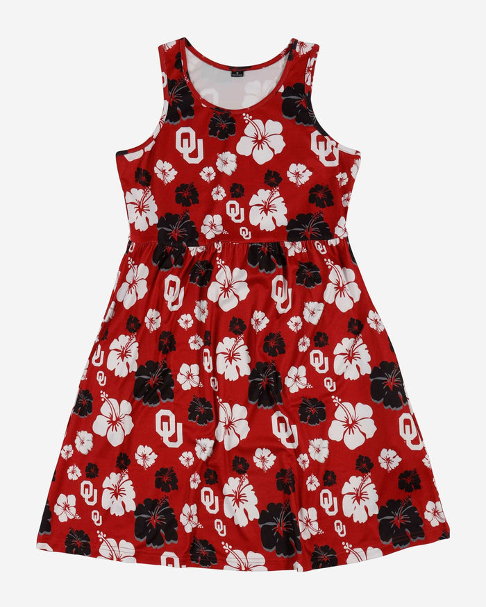 Oklahoma Sooners Womens Fan Favorite Floral Sundress FOCO - FOCO.com