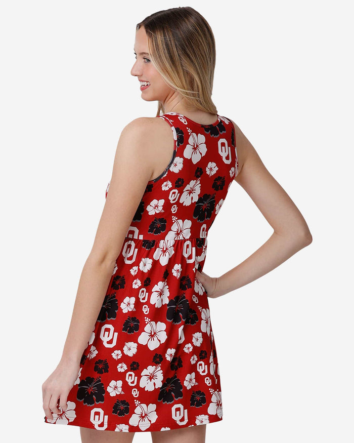 Oklahoma Sooners Womens Fan Favorite Floral Sundress FOCO - FOCO.com