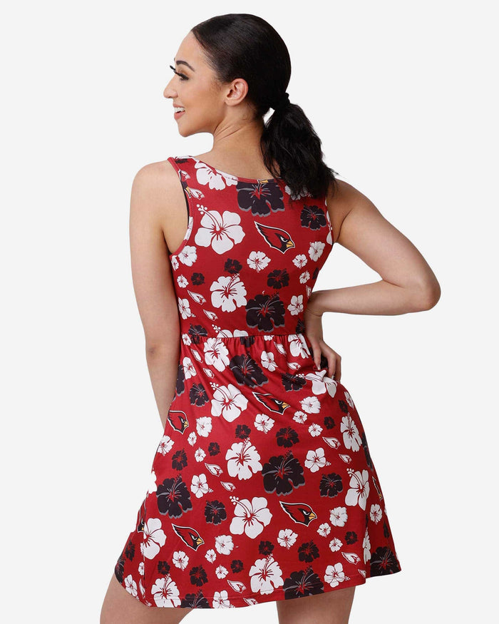 Arizona Cardinals Womens Fan Favorite Floral Sundress FOCO - FOCO.com