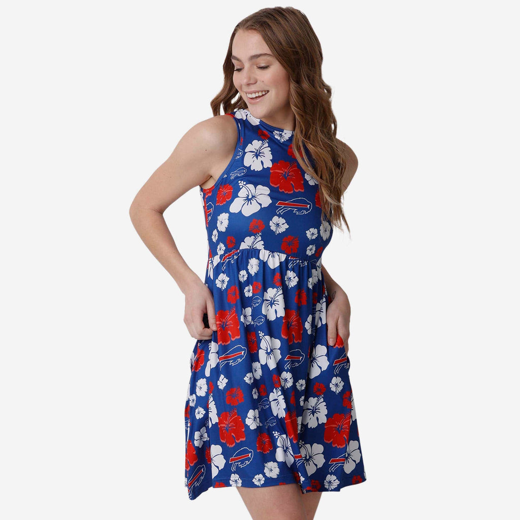 Buffalo Bills Womens Fan Favorite Floral Sundress FOCO S - FOCO.com