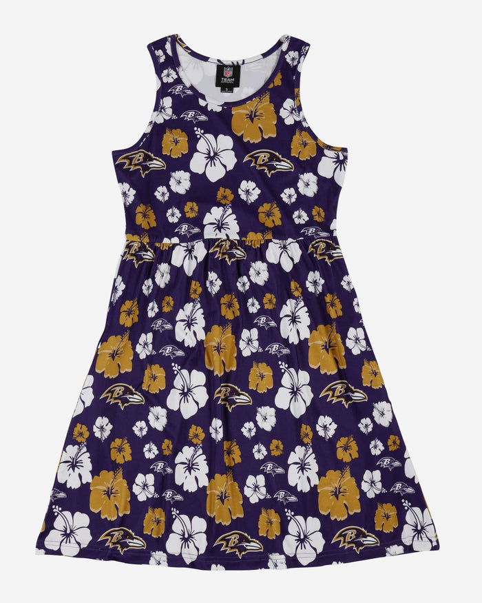 Baltimore Ravens Womens Fan Favorite Floral Sundress FOCO - FOCO.com