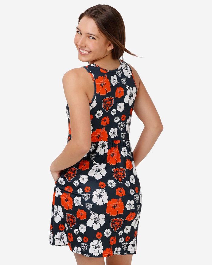 Chicago Bears Womens Fan Favorite Floral Sundress FOCO - FOCO.com