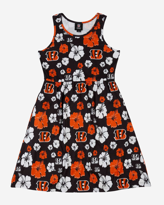 Cincinnati Bengals Womens Fan Favorite Floral Sundress FOCO - FOCO.com