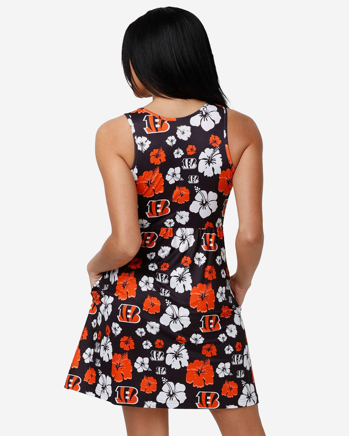 Cincinnati Bengals Womens Fan Favorite Floral Sundress FOCO - FOCO.com