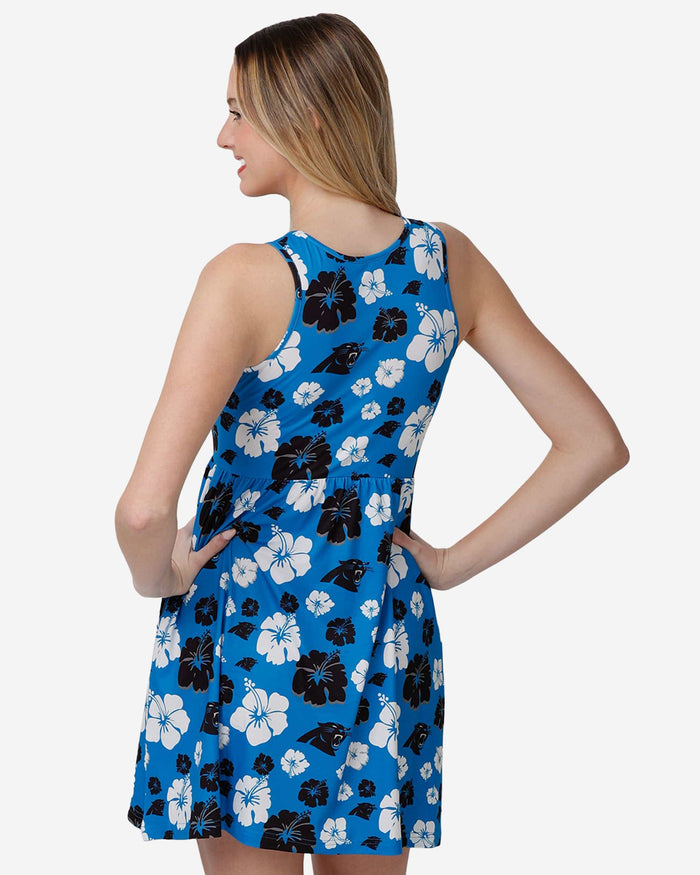 Carolina Panthers Womens Fan Favorite Floral Sundress FOCO - FOCO.com