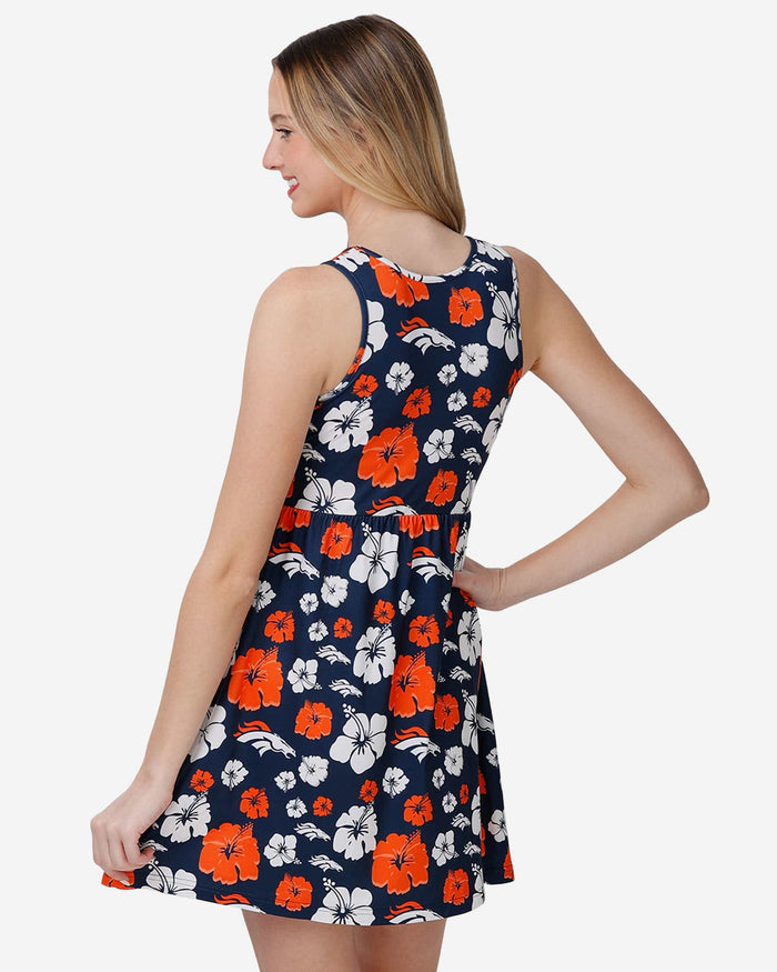 Denver Broncos Womens Fan Favorite Floral Sundress FOCO - FOCO.com