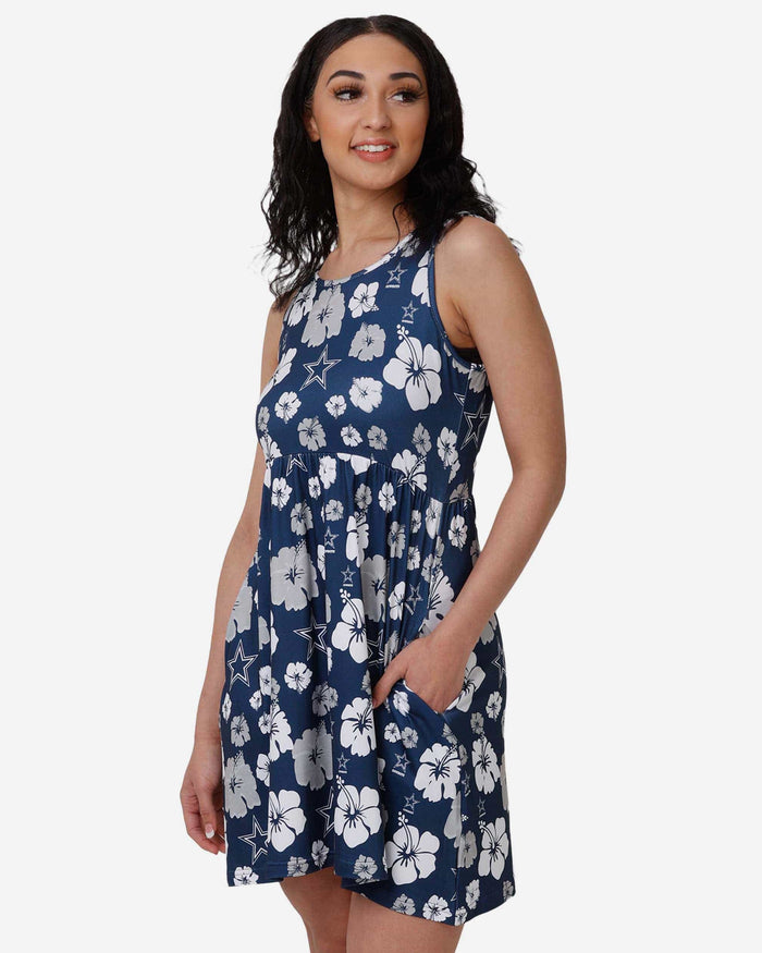 Dallas Cowboys Womens Fan Favorite Floral Sundress FOCO S - FOCO.com