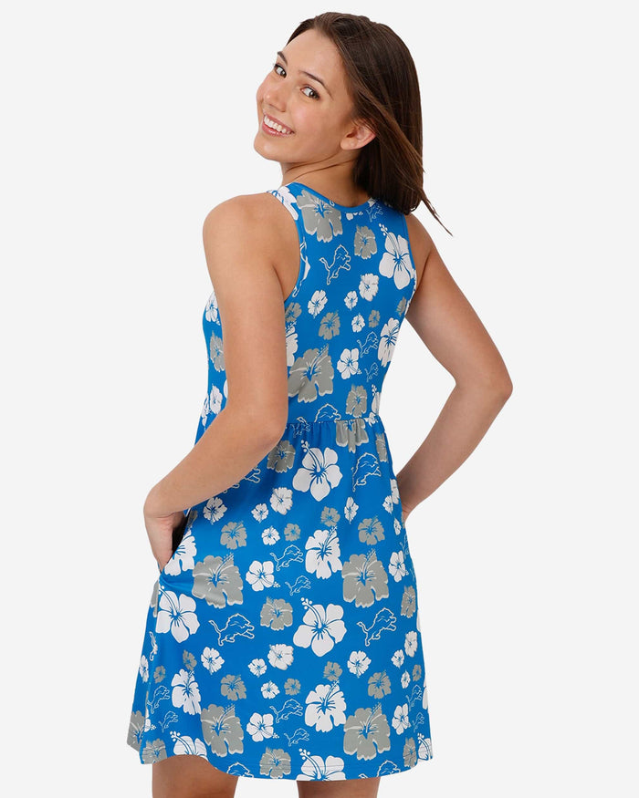 Detroit Lions Womens Fan Favorite Floral Sundress FOCO - FOCO.com
