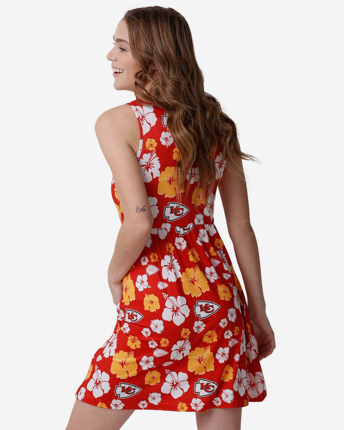 Kansas City Chiefs Womens Fan Favorite Floral Sundress FOCO - FOCO.com