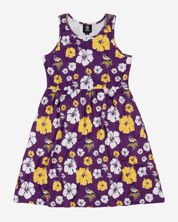 Minnesota Vikings Womens Fan Favorite Floral Sundress FOCO - FOCO.com