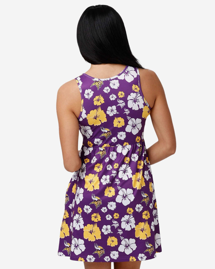 Minnesota Vikings Womens Fan Favorite Floral Sundress FOCO - FOCO.com