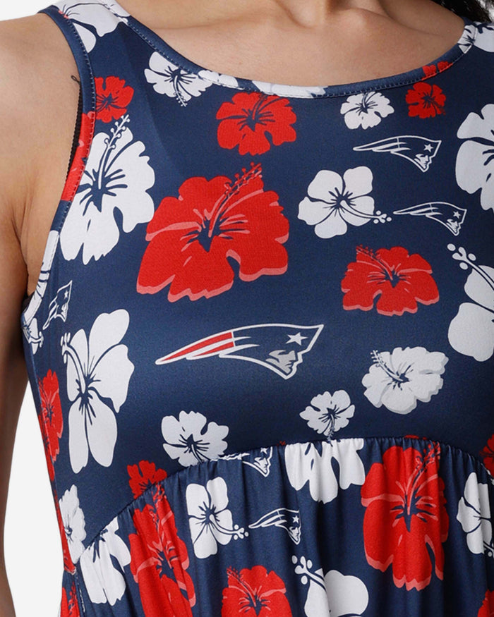 New England Patriots Womens Fan Favorite Floral Sundress FOCO - FOCO.com