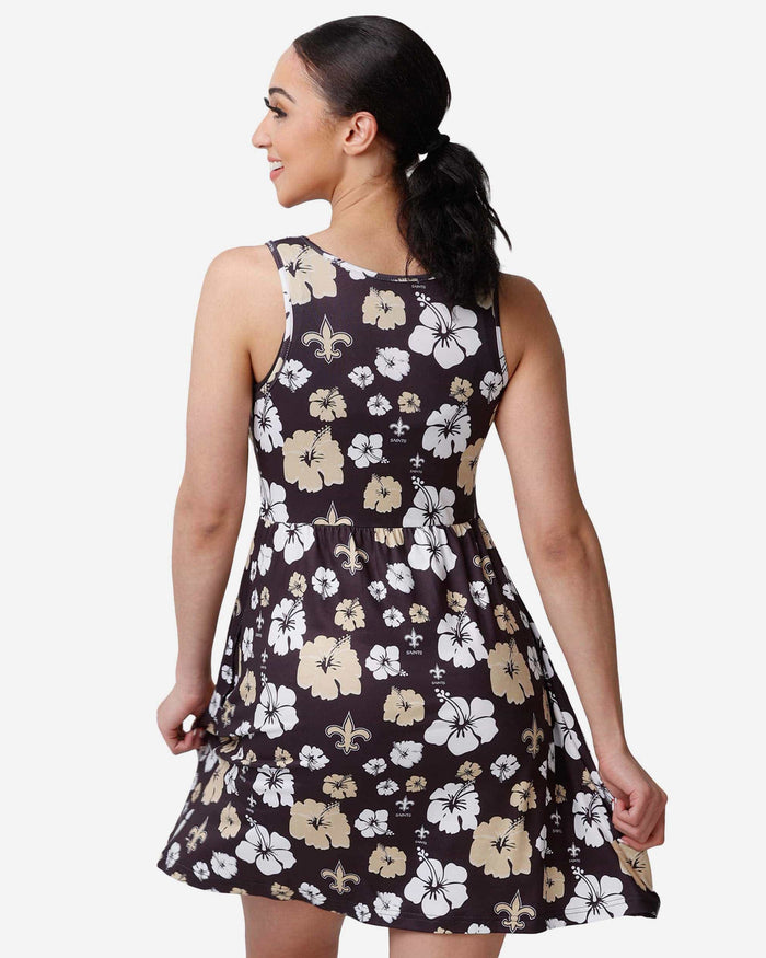 New Orleans Saints Womens Fan Favorite Floral Sundress FOCO - FOCO.com