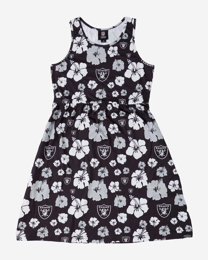 Las Vegas Raiders Womens Fan Favorite Floral Sundress FOCO - FOCO.com