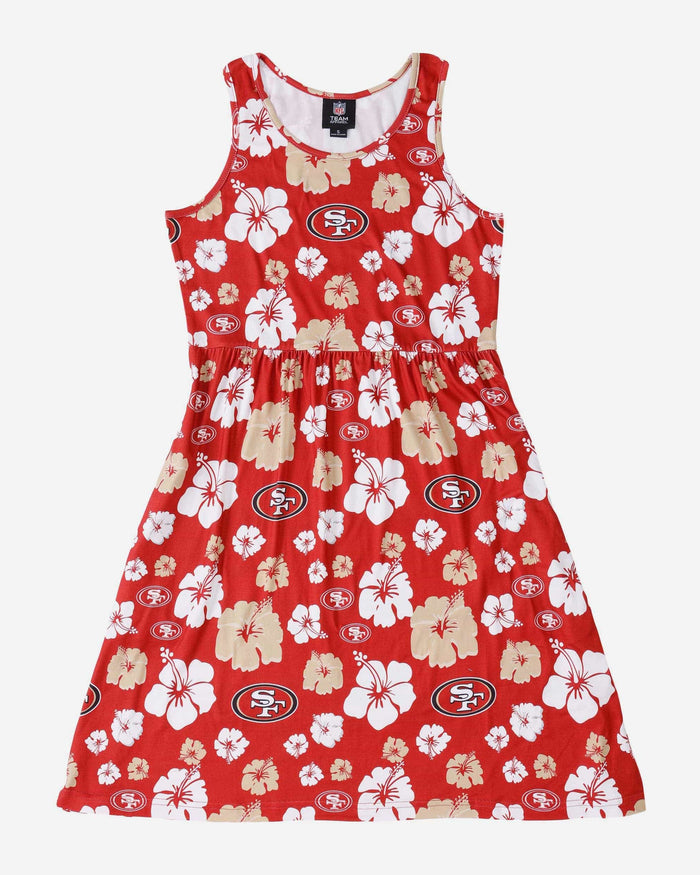 San Francisco 49ers Womens Fan Favorite Floral Sundress FOCO - FOCO.com