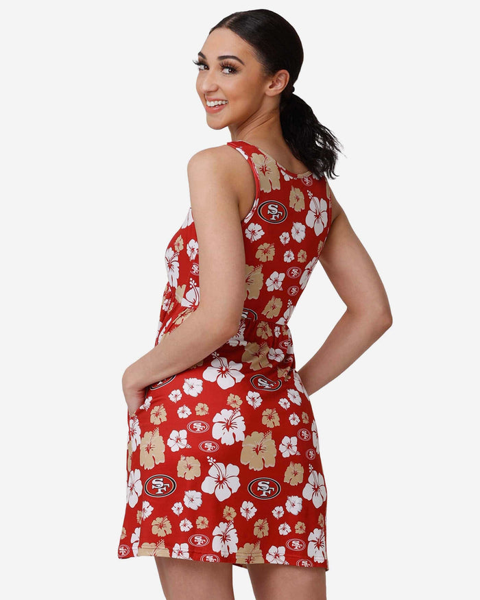 San Francisco 49ers Womens Fan Favorite Floral Sundress FOCO - FOCO.com