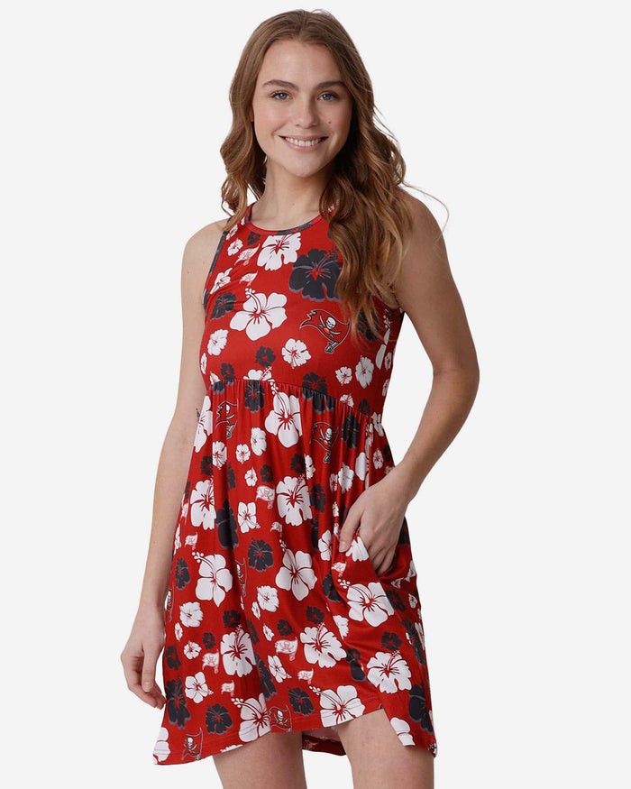 Tampa Bay Buccaneers Womens Fan Favorite Floral Sundress FOCO S - FOCO.com