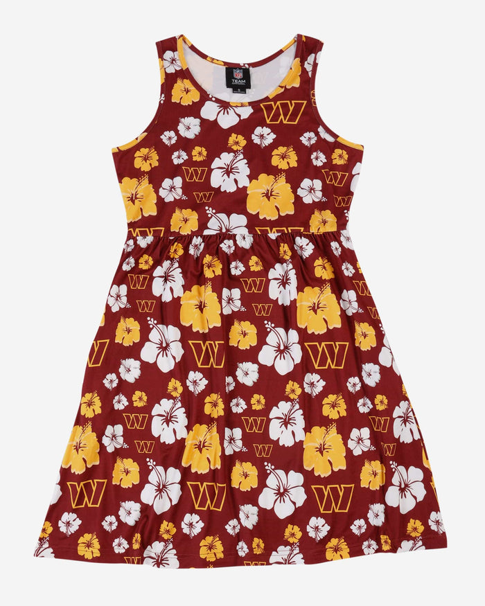 Washington Commanders Womens Fan Favorite Floral Sundress FOCO - FOCO.com