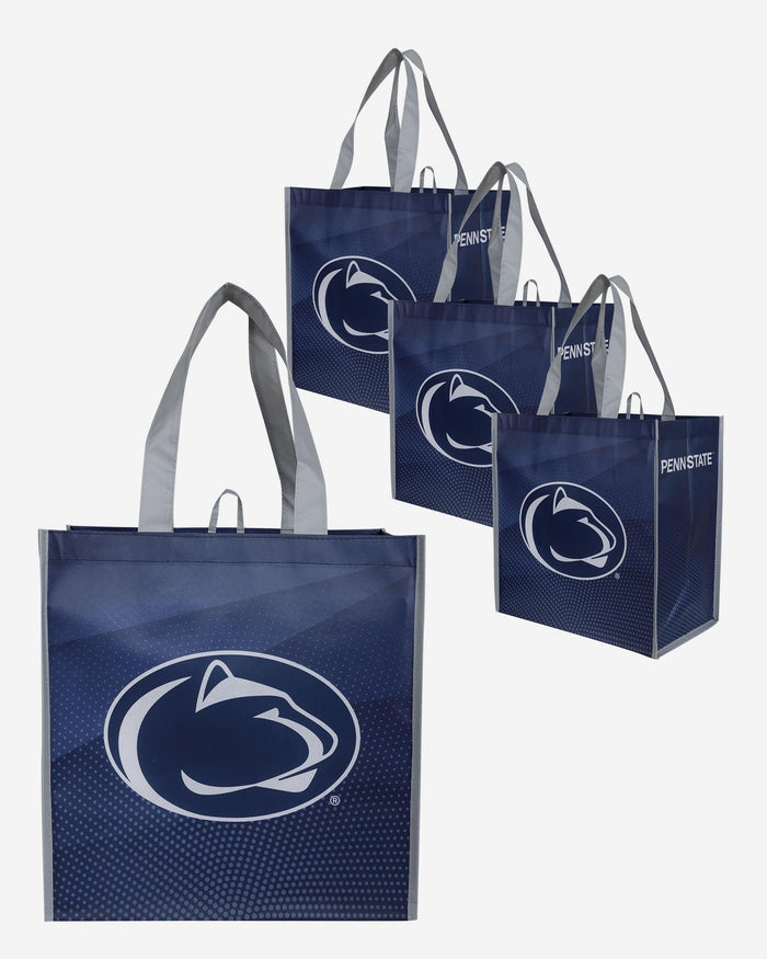 Penn State Nittany Lions 4 Pack Reusable Shopping Bag FOCO - FOCO.com