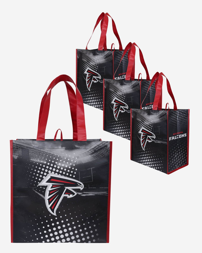 Atlanta Falcons 4 Pack Reusable Shopping Bag FOCO - FOCO.com