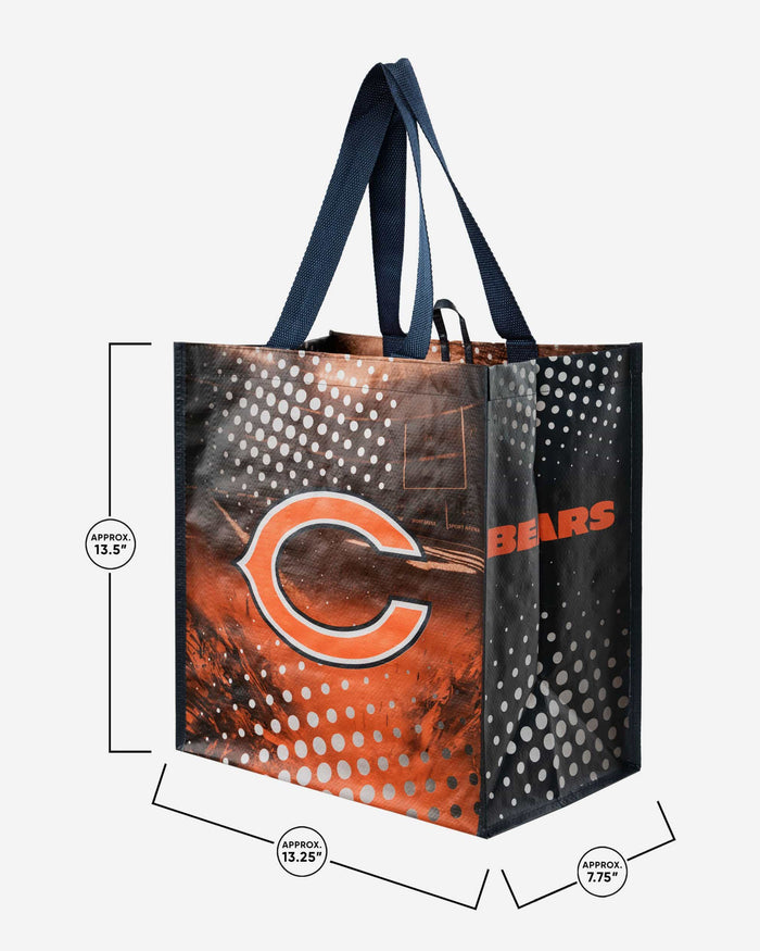 Chicago Bears 4 Pack Reusable Shopping Bags FOCO - FOCO.com