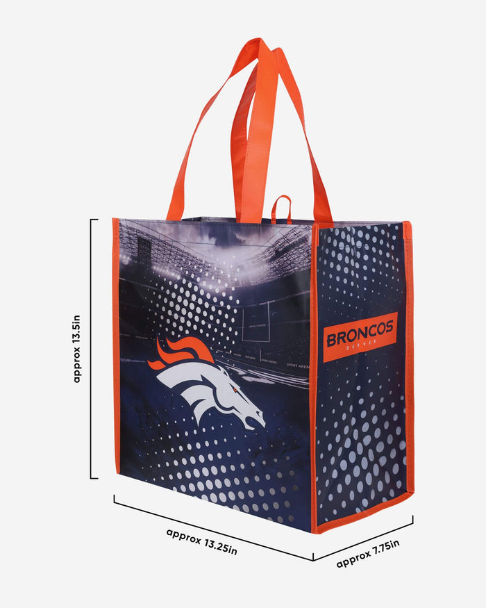 Denver Broncos 4 Pack Reusable Shopping Bag FOCO - FOCO.com