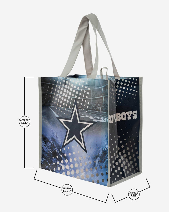 Dallas Cowboys 4 Pack Reusable Shopping Bags FOCO - FOCO.com