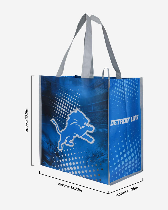 Detroit Lions 4 Pack Reusable Shopping Bag FOCO - FOCO.com