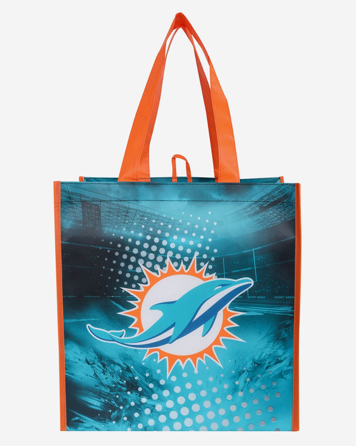 Miami Dolphins 4 Pack Reusable Shopping Bag FOCO - FOCO.com