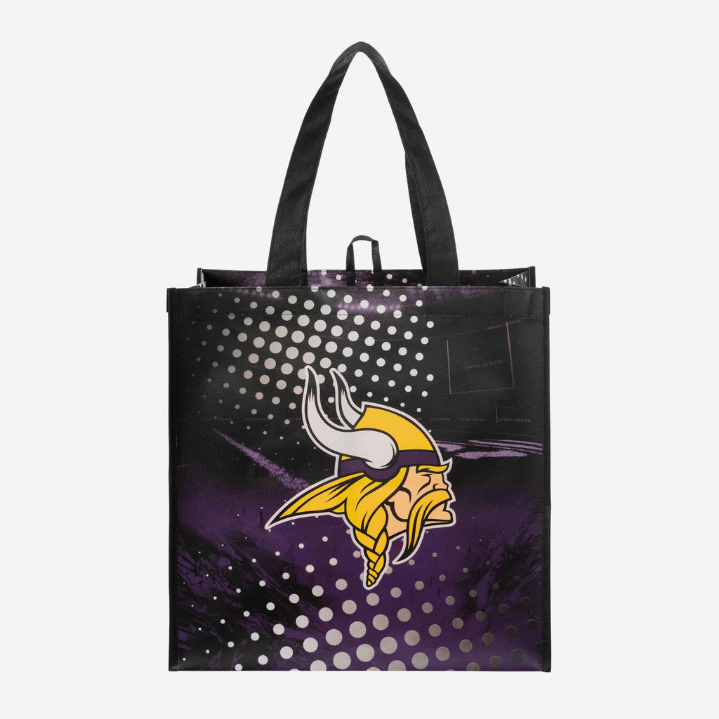 Minnesota Vikings 4 Pack Reusable Shopping Bags FOCO - FOCO.com