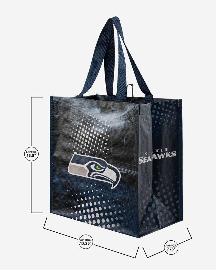 Seattle Seahawks 4 Pack Reusable Shopping Bags FOCO - FOCO.com